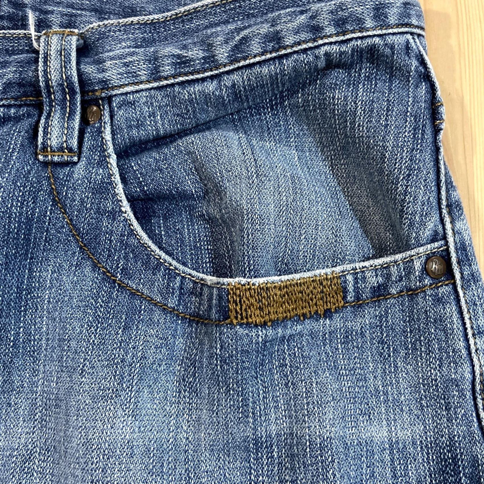 Rocawear VINTAGE Rocawear Jeans Baggy Wide-Leg 38x34 Embroidered Denim 90s Grunge Hip Hop Boys Mens Jeans Size US 38 / EU 54 - 3 Thumbnail