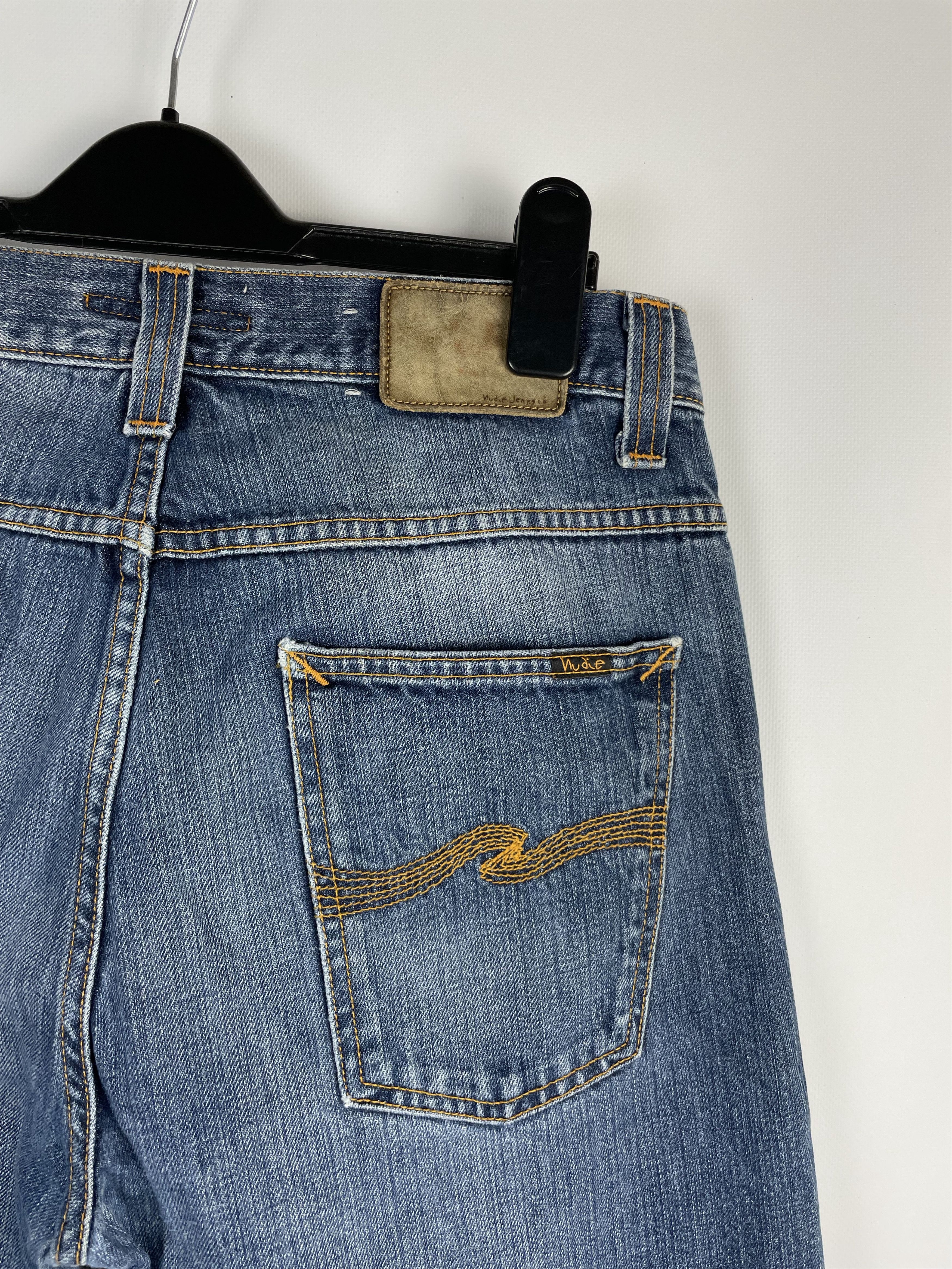 Japanese Brand Nudie Jeans Vintage Mens Denim Pants Size US 33 - 3 Thumbnail