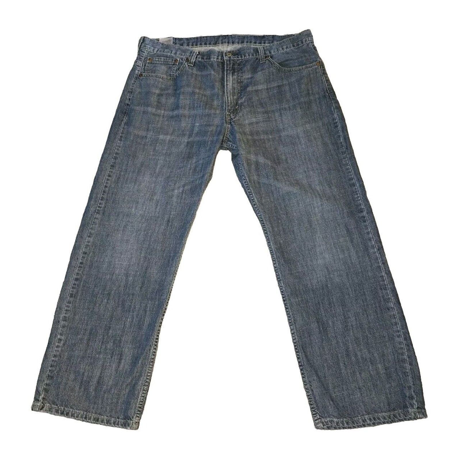 Levi's Y2K Levis 569 Loose Straight Jeans Mens 38x30 Blue Wide Leg Size US 38 / EU 54 - 1 Thumbnail