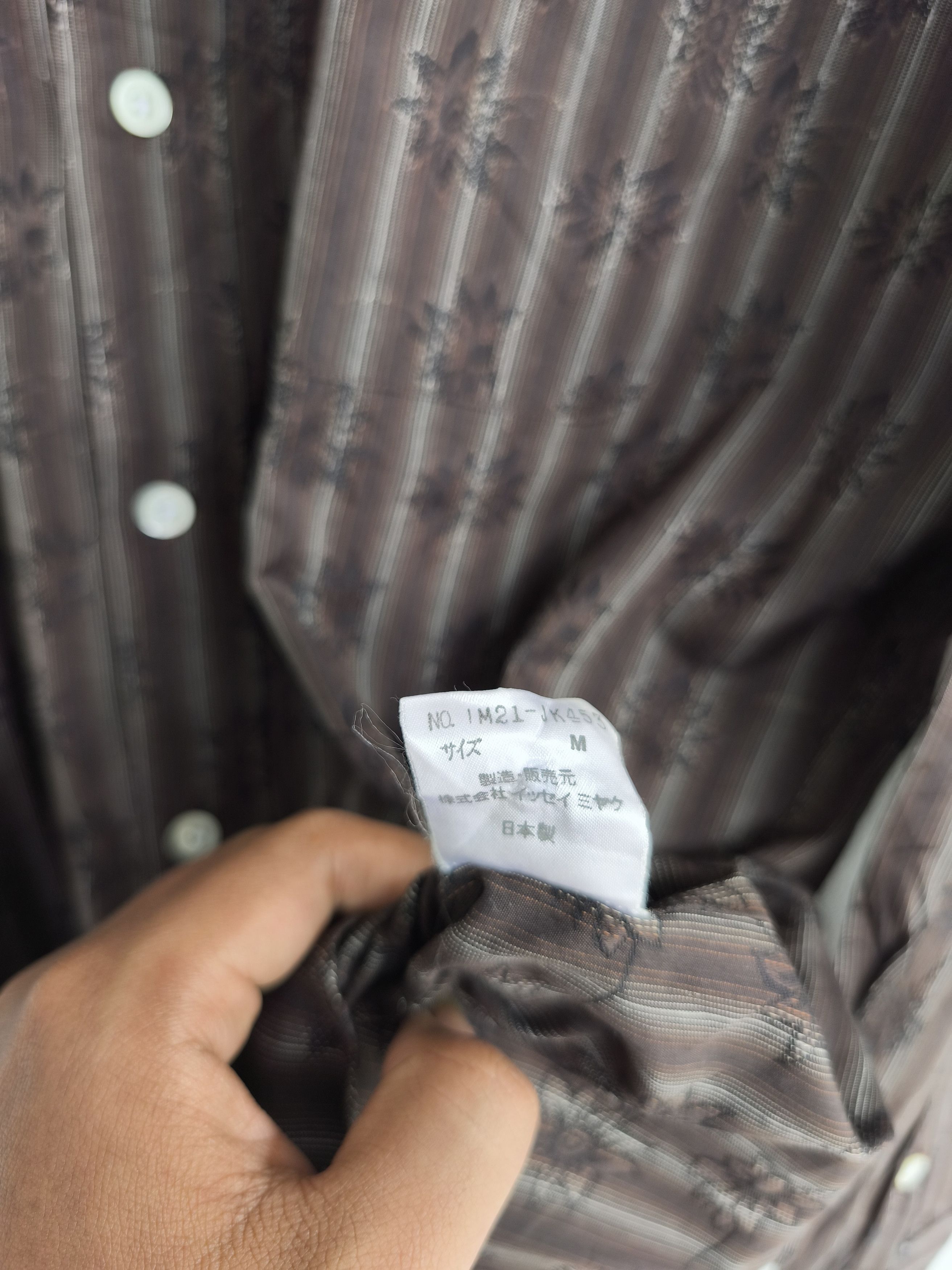 Designer × Issey Miyake × Japanese Brand Issey Miyake mandarin collar shirt Size US XL / EU 56 / 4 - 6 Thumbnail