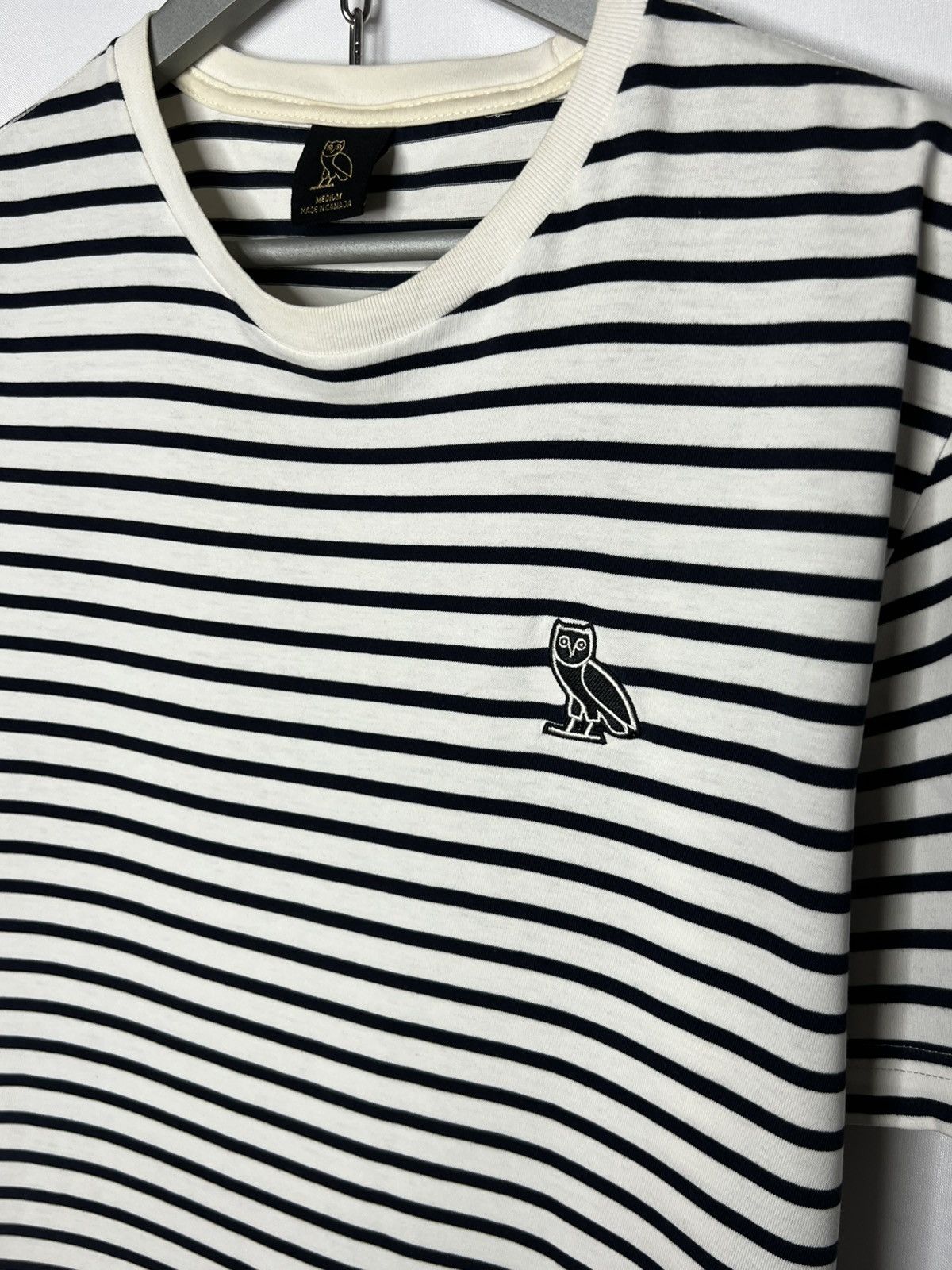 Drake OVO T-Shirt Small Logo Drake Striped Tee Merch Rare Size US M / EU 48-50 / 2 - 4 Thumbnail