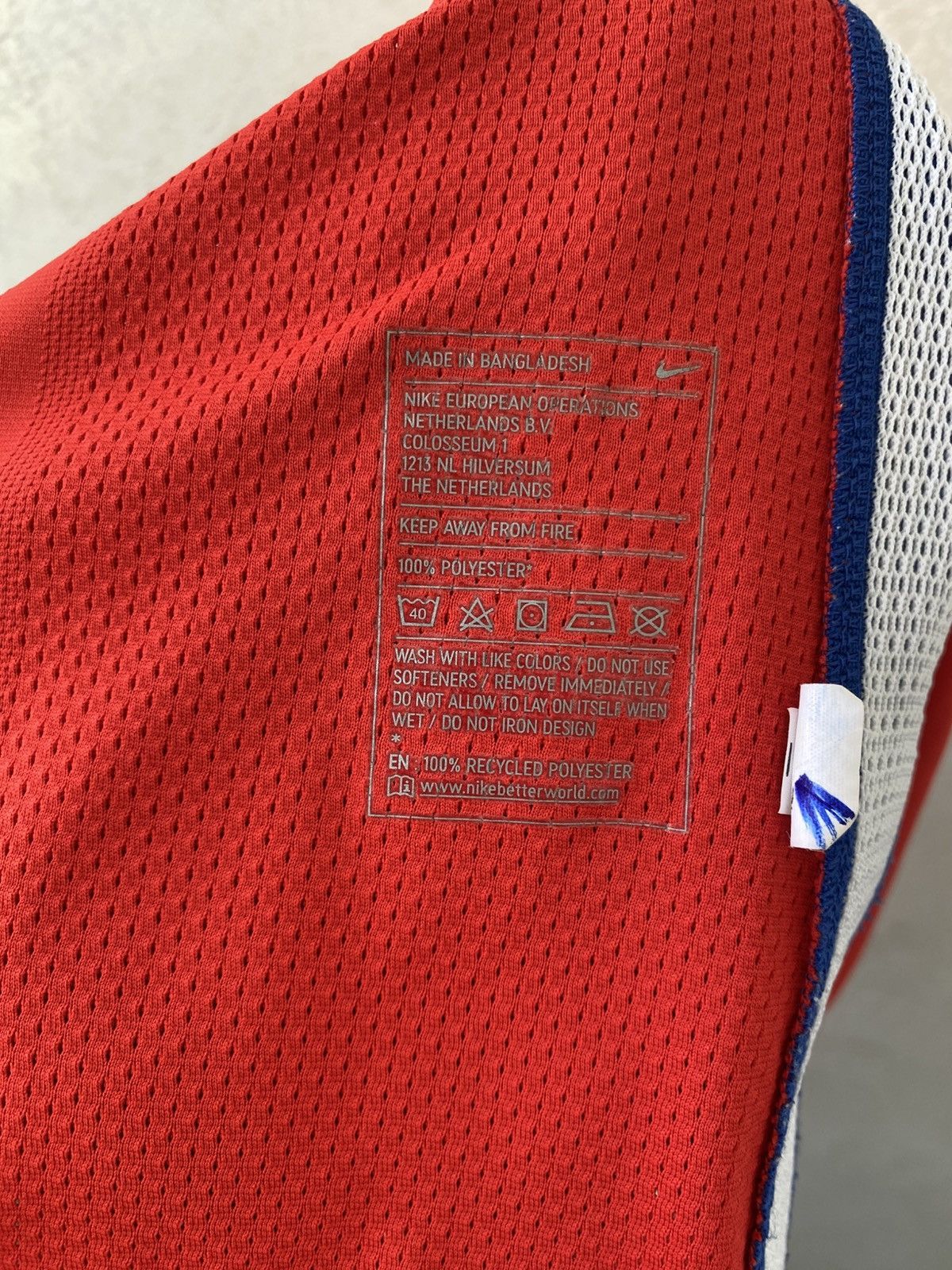 Nike ENGLAND 2016 PLAYER ISSUE #10 ROONEY FOOTBALL SHIRT NIKE Size US M / EU 48-50 / 2 - 22 Thumbnail