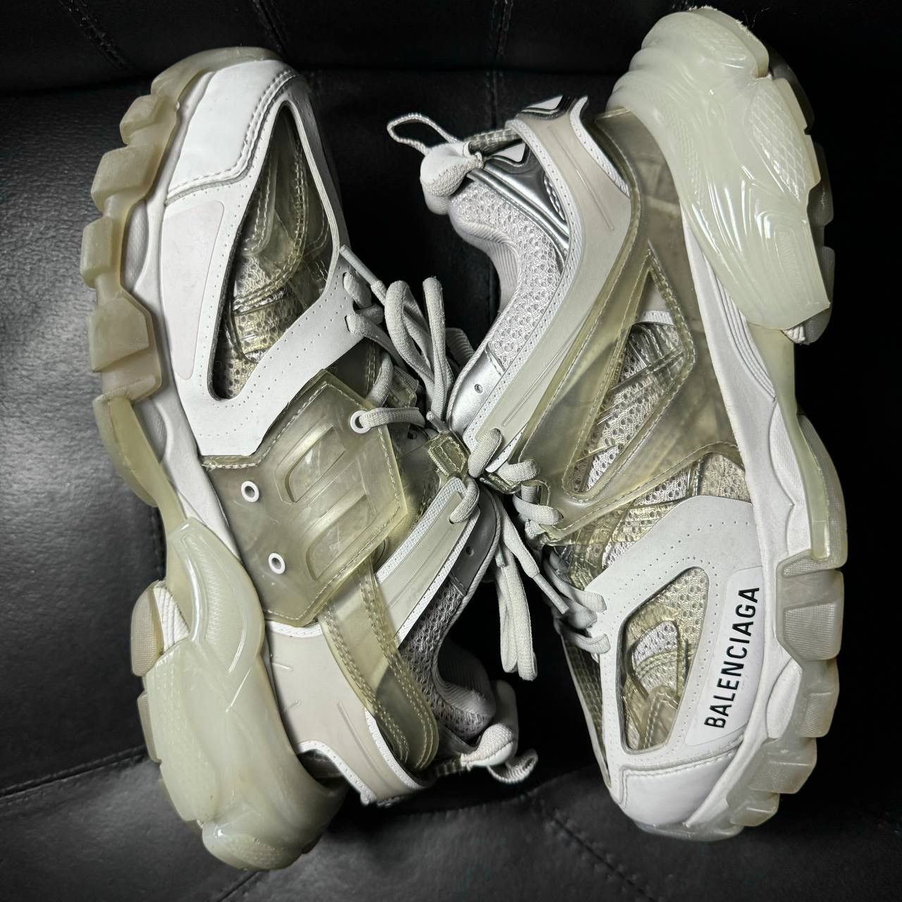 Balenciaga Balenciaga track 1 clear sole gray Size US 4.5 / IT 34.5 - 5 Thumbnail