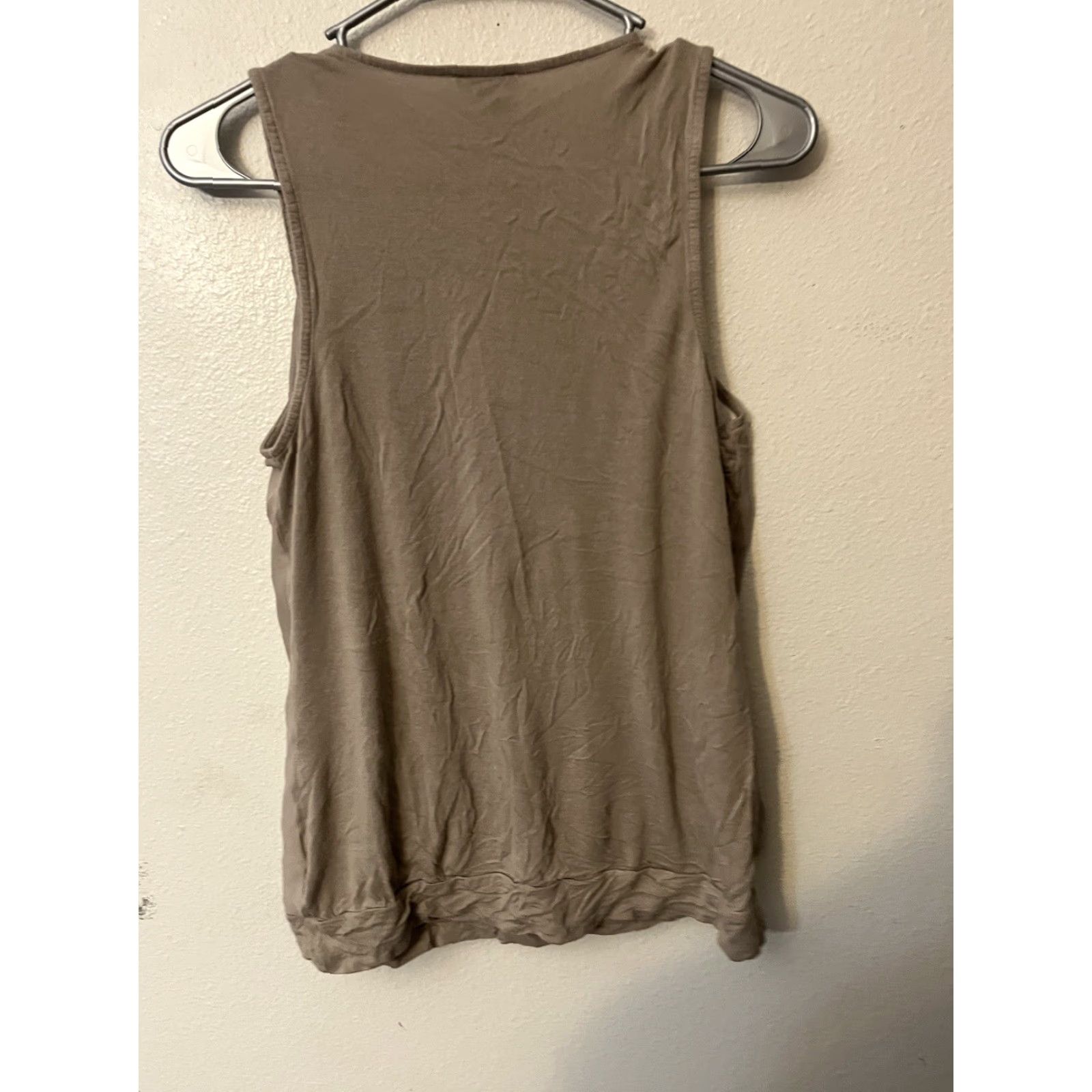 Express Express Blouse Sleeveless Draped Front Beiges Taupe Tan Beige L Express Shirt Womens Regular Size L / US 10 / IT 46 - 2 Thumbnail