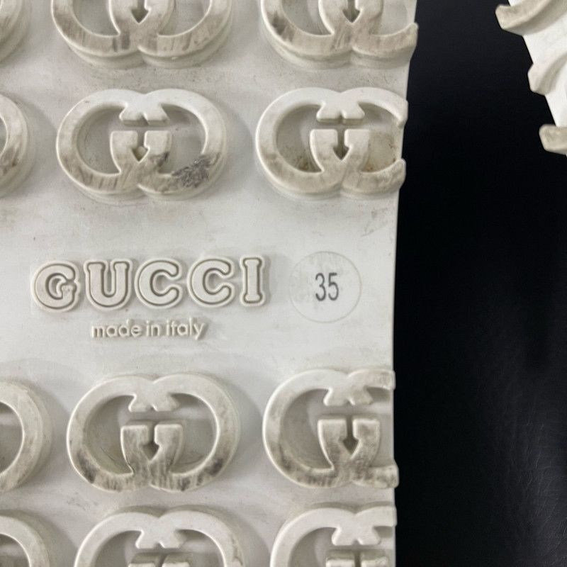 Gucci Gucci Interlocking Rubber Platform Slide Sandals -2508 Size US 5 / IT 35 - 8 Thumbnail