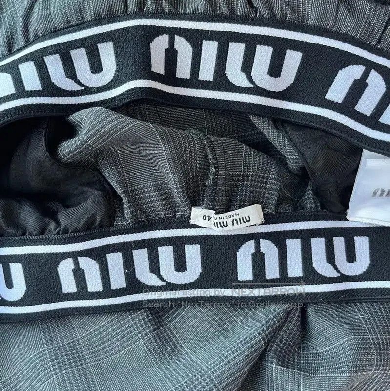 Miu Miu Miu Miu Gray Cotton Women's Shorts . Size 23" - 3 Thumbnail