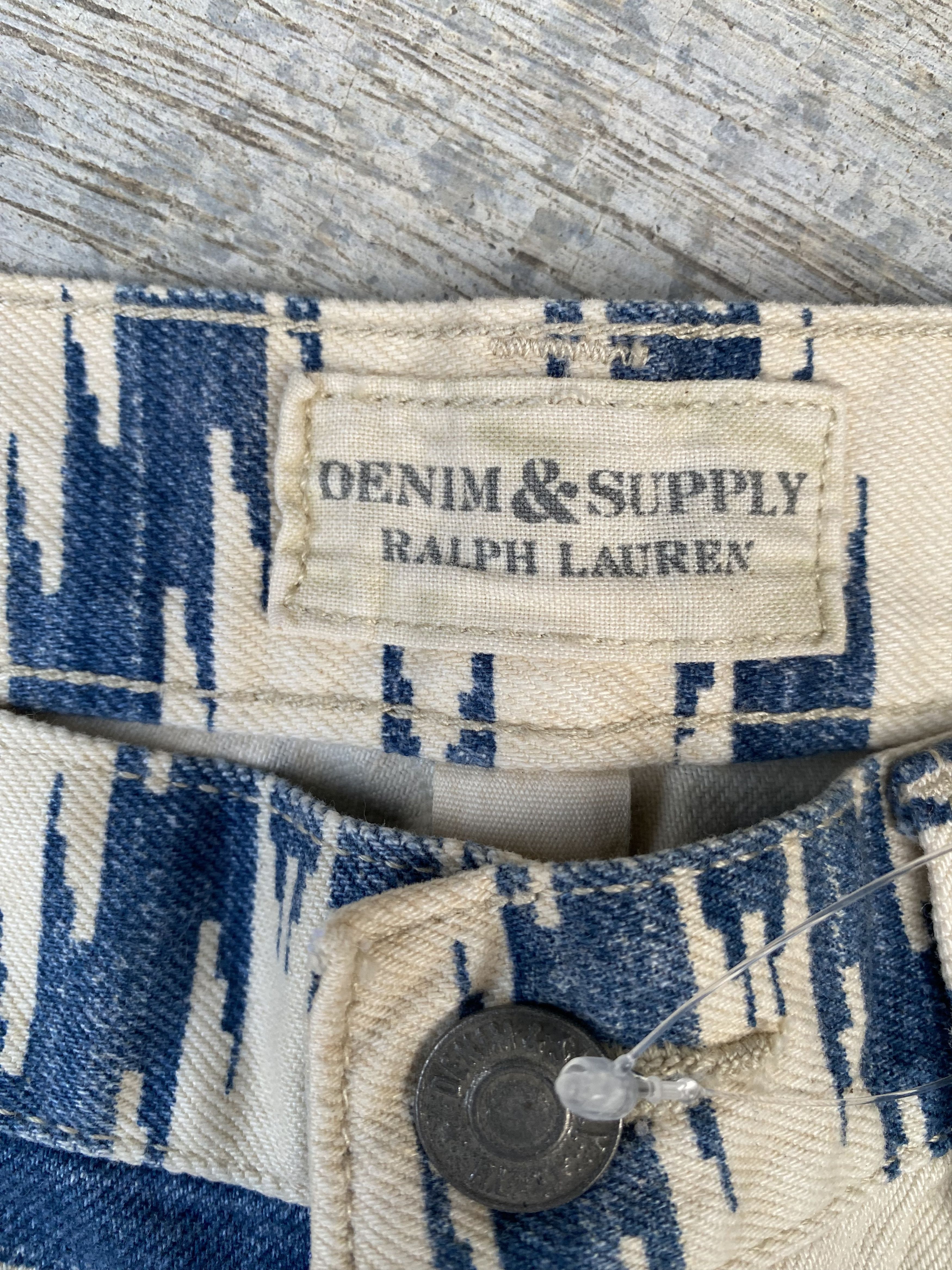 Denim & Supply Ralph Lauren Denim & Supply Ralph Lauren Aztec mini shorts jeans Size 28" / US 6 / IT 42 - 8 Thumbnail
