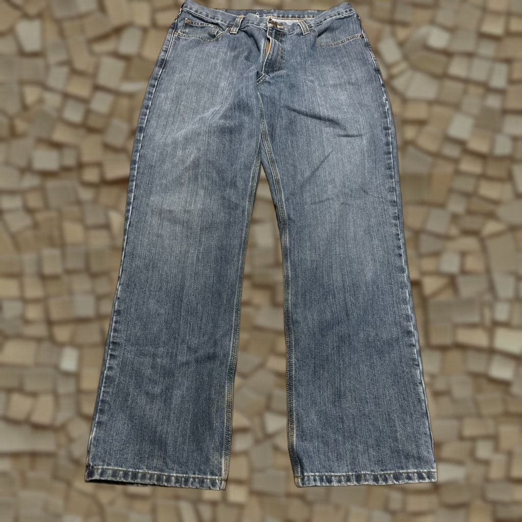 Carhartt Carhartt Jeans Men's 34x31 Blue Denim Straight Leg Pockets Regular Inseam 31in Size US 34 / EU 50 - 1 Thumbnail