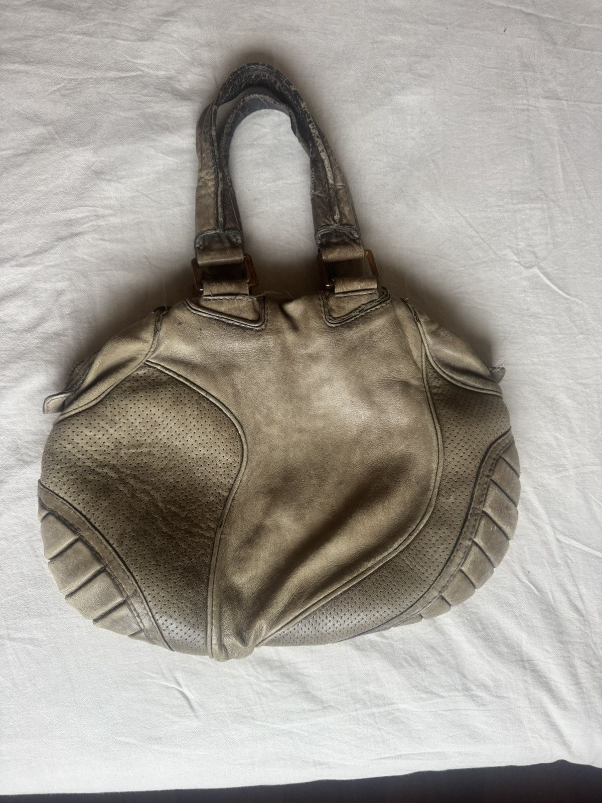 Diesel Diesel archive moto leather handbag khaki Size ONE SIZE - 2 Thumbnail
