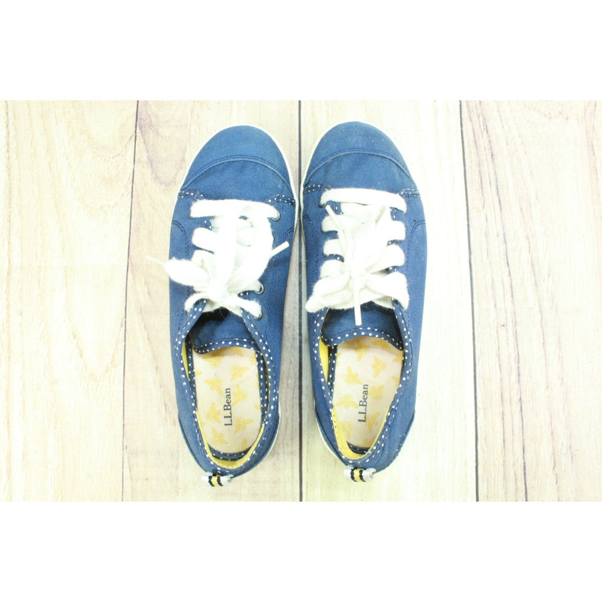 L.L. Bean LL Bean Women's Canvas Lace Up Low Top Casual Sneaker Shoes Size US 6.5 / IT 36.5 - 7 Thumbnail