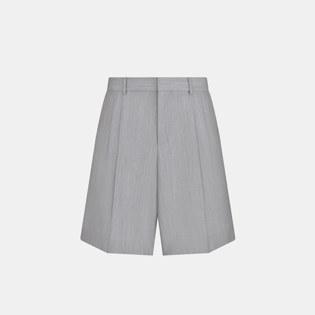 Dior o1bcso1str0226 Wide-Leg Bermuda Shorts in Grey Size US 30 / EU 46 - 1 Thumbnail