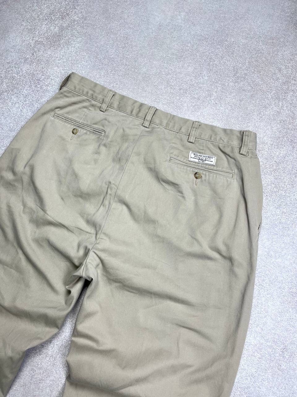 Polo Ralph Lauren × Vintage Vintage Polo Ralph Lauren Chino Baggy Pants Y2K 36x30 Size US 36 / EU 52 - 3 Thumbnail