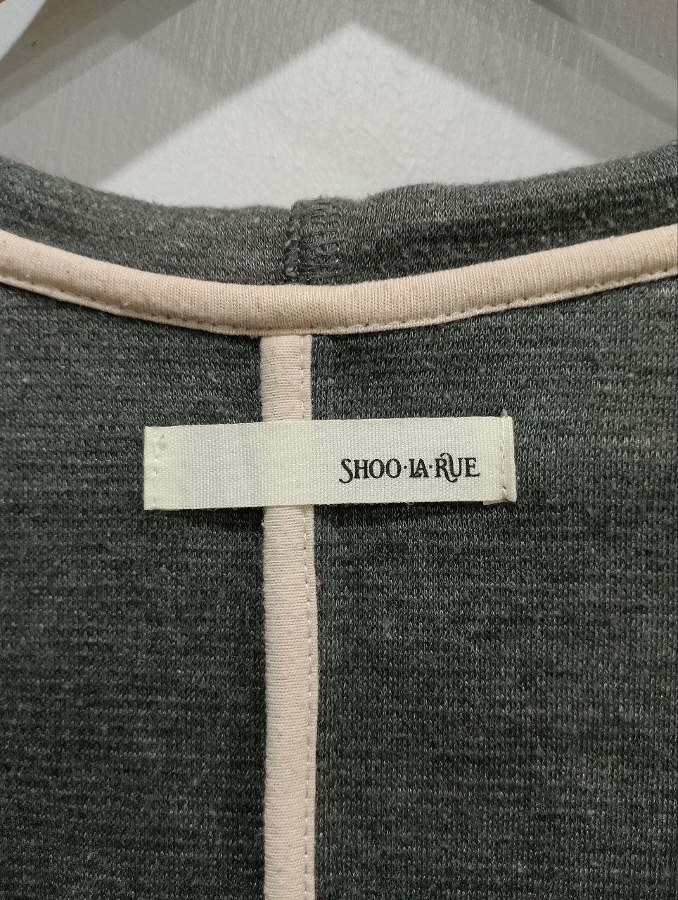 Japanese Brand SHOO LA RUE Japan Dark Grey Pullover Hooded Cardigan Size L / US 10 / IT 46 - 8 Thumbnail