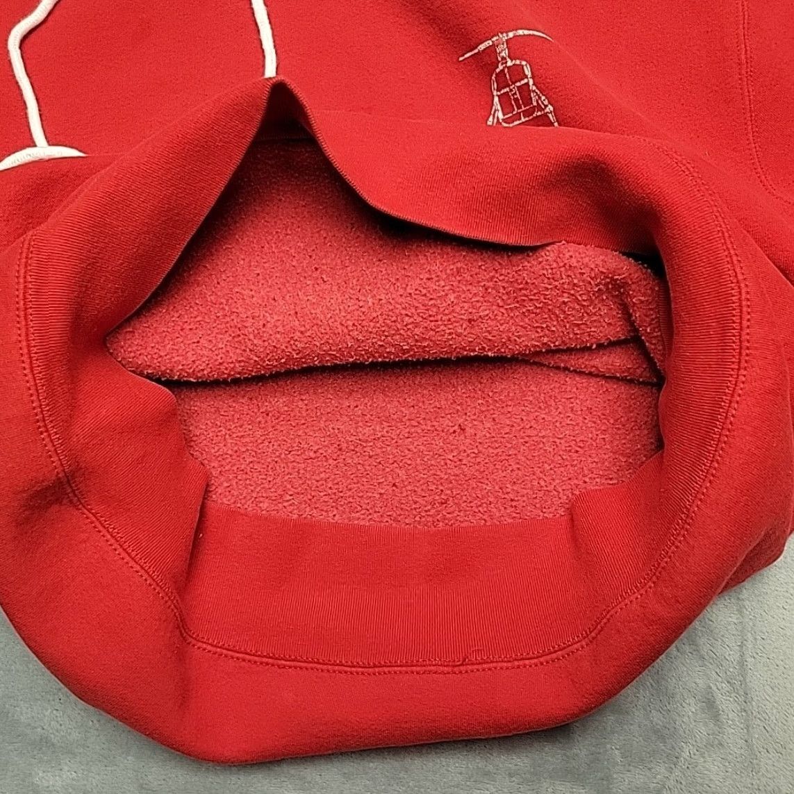 Vintage VINTAGE Wildland Fire Fighter Hoodie Mens M Red Sweatshirt Yellowstone Helitack SAR Shirt Mens M Red Graphic Print Logo Size US M / EU 48-50 / 2 - 6 Thumbnail