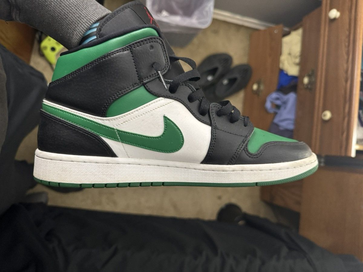 Jordan Brand Jordan 1 Pine Retro Green Toe Mid Size US 12 / EU 45 - 2 Thumbnail