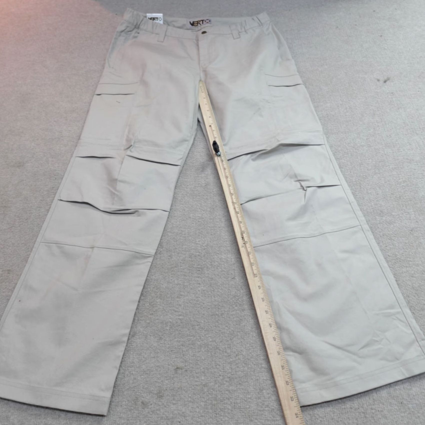 Vintage VIRTX Womens Pants 16 Beige Cargo Conceal VTX1050 NEW Size 38" / US 16 / IT 52 - 2 Thumbnail