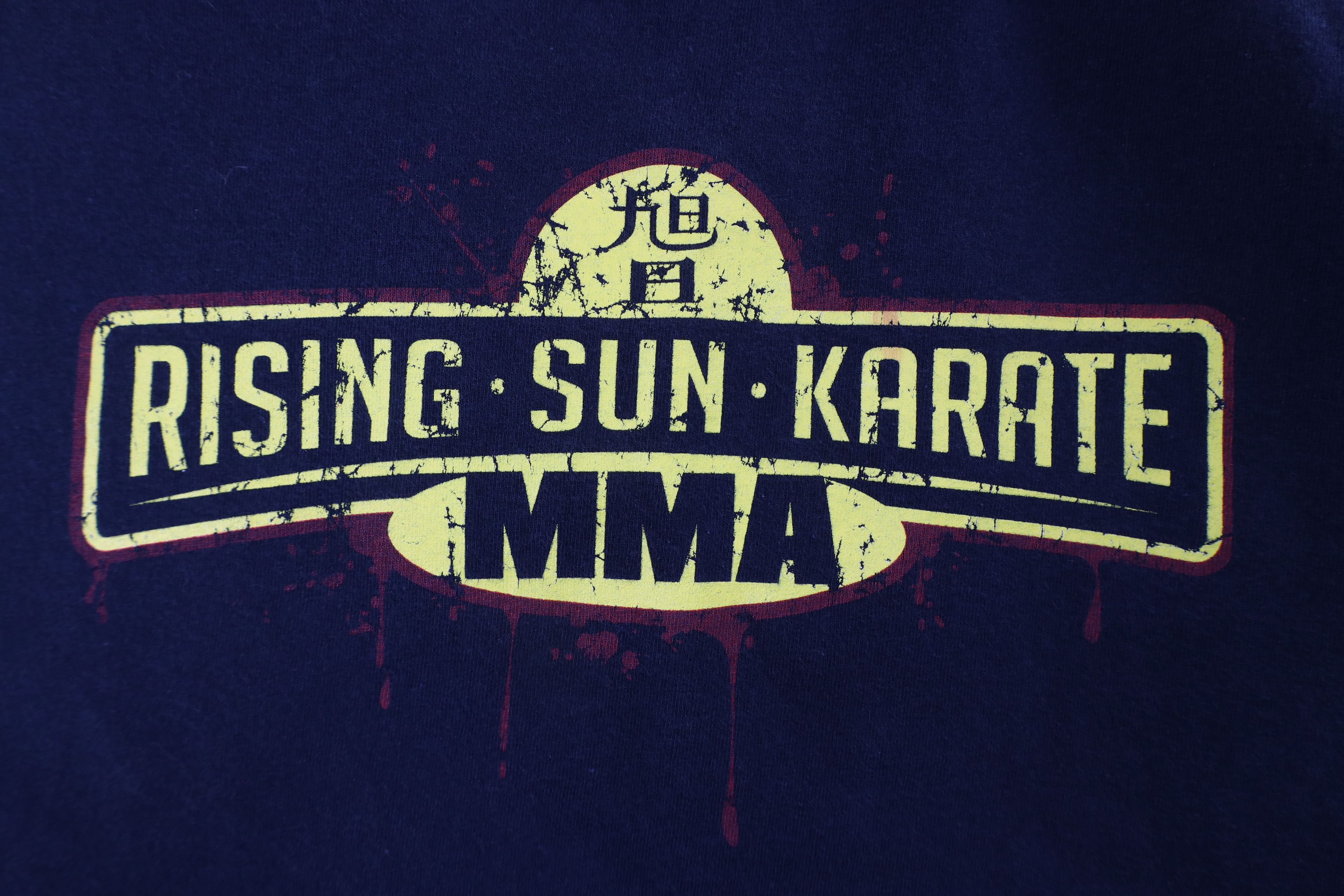 Vintage Vintage Streetwear Sun Karate MMA Samurai T-Shirt Black Size US M / EU 48-50 / 2 - 5 Thumbnail
