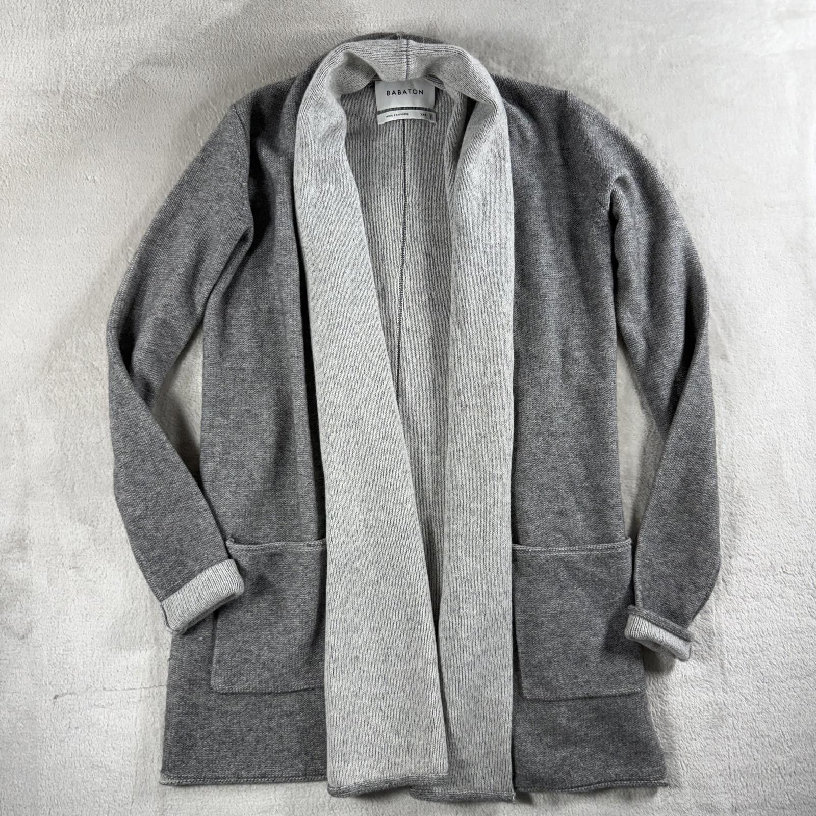 Aritzia Babaton Cardigan Women's XXS Grey Wool & Cashmere Size XXS / US 00 / IT 34 - 1 Thumbnail