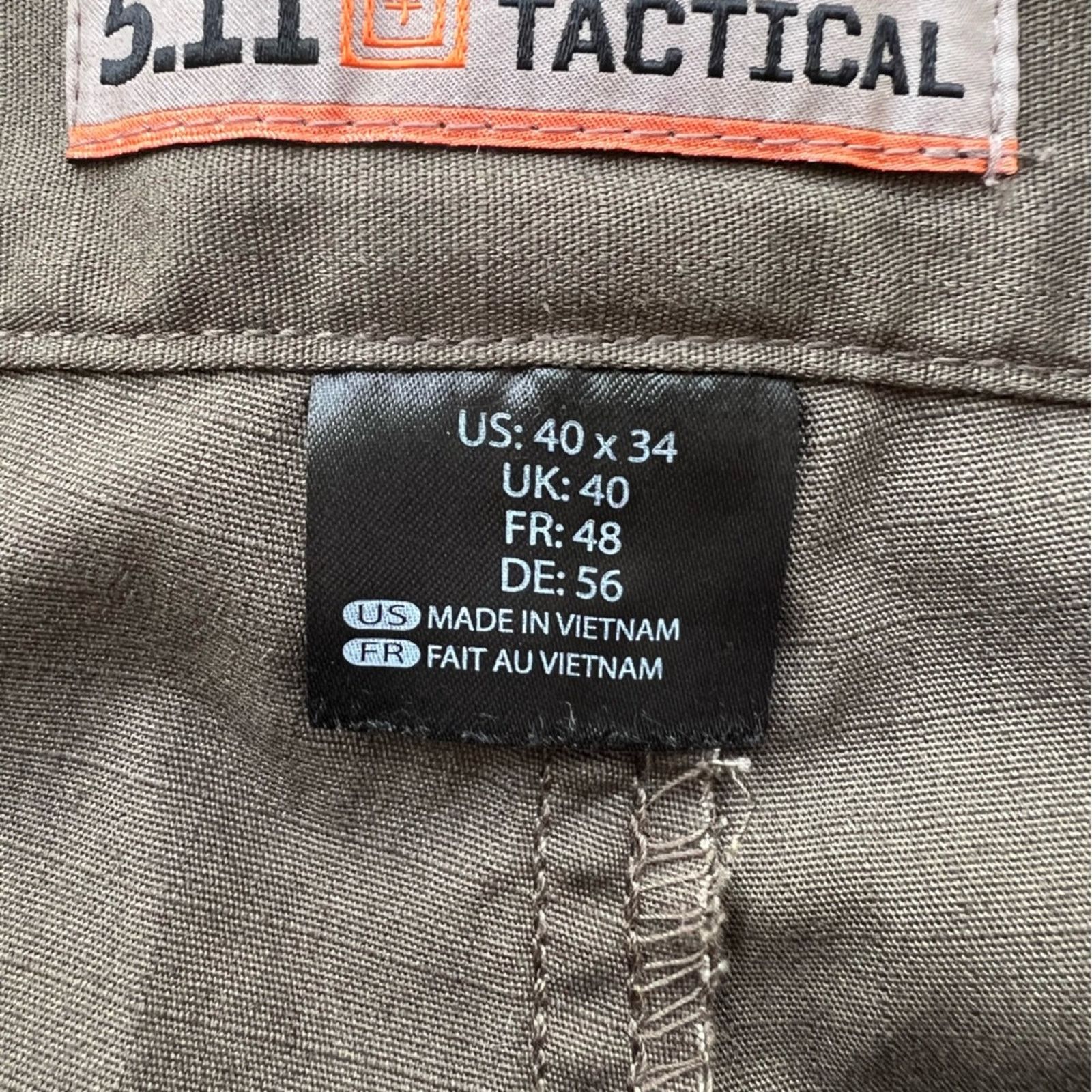 5.11 5.11 Tactical Ripstop Double Knee Heavy Cargo Pants 40X34 Size US 40 / EU 56 - 4 Thumbnail