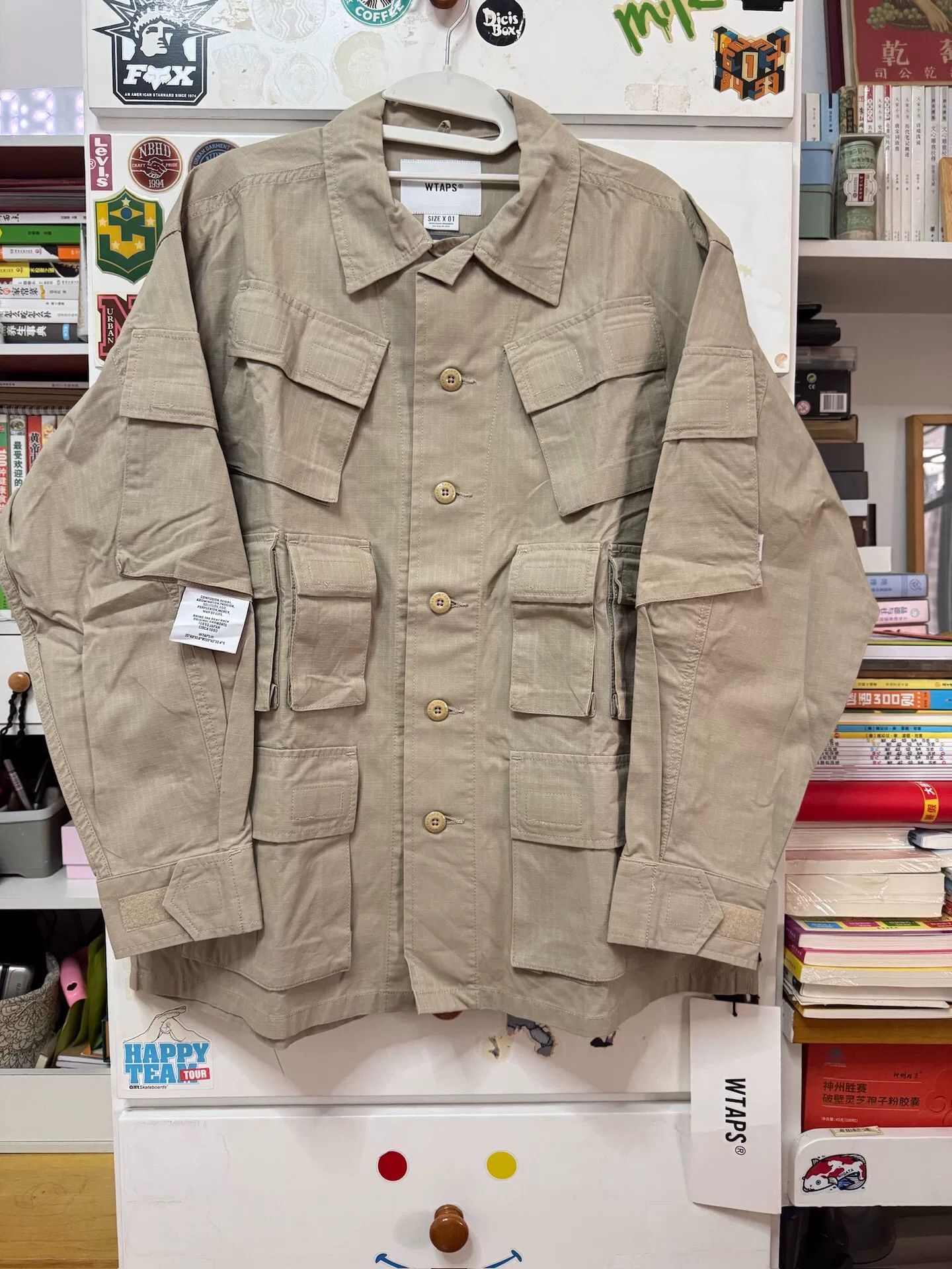 Wtaps modular long sleeve cotton ripstop jacket Size US S / EU 44-46 / 1 - 1 Thumbnail