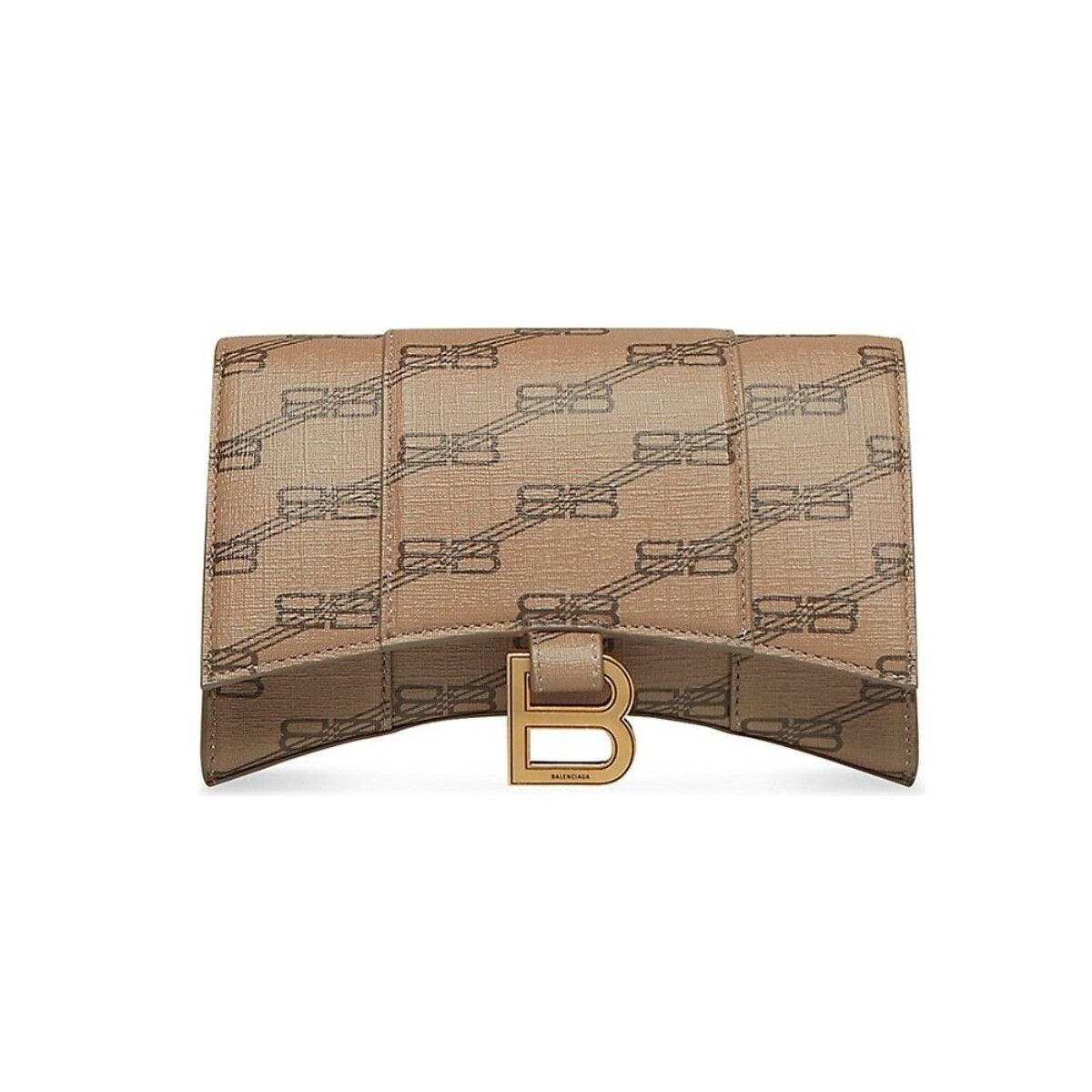 Balenciaga o1s1wg110 Size: OS / Hourglass Wallet On Chain BB Monogram Size ONE SIZE - 1 Thumbnail