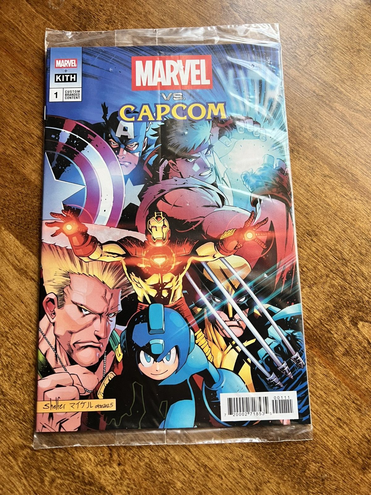 Kith × Marvel Comics Kith Marvel Vs Capcom Comic Book Size ONE SIZE - 1 Thumbnail