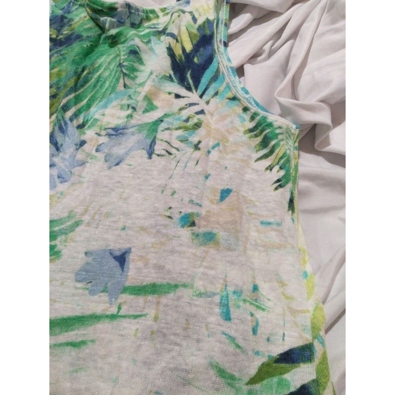 Other J Jill Love Linen Sleeveless Palm Leaf Sleeveless Linen XS Size XS / US 0-2 / IT 36-38 - 9 Thumbnail