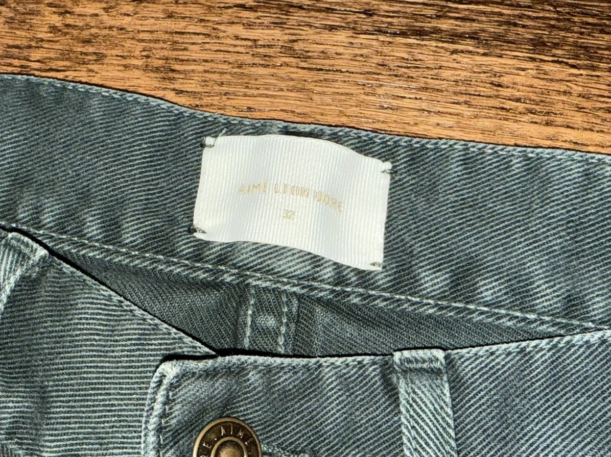 Aime Leon Dore Aime Leon Dore (FW23) Straight Taper Denim Green Size 32 Size US 32 / EU 48 - 3 Thumbnail