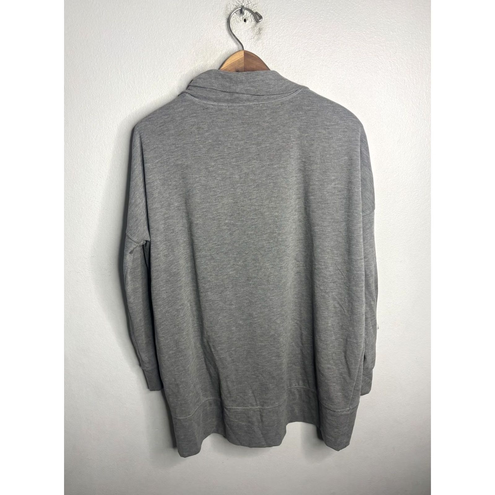 Allsaints AllSaints Womens Gray Open Front Draped Lightweight Sweater Knit Cardigan Small Size S / US 4 / IT 40 - 4 Thumbnail