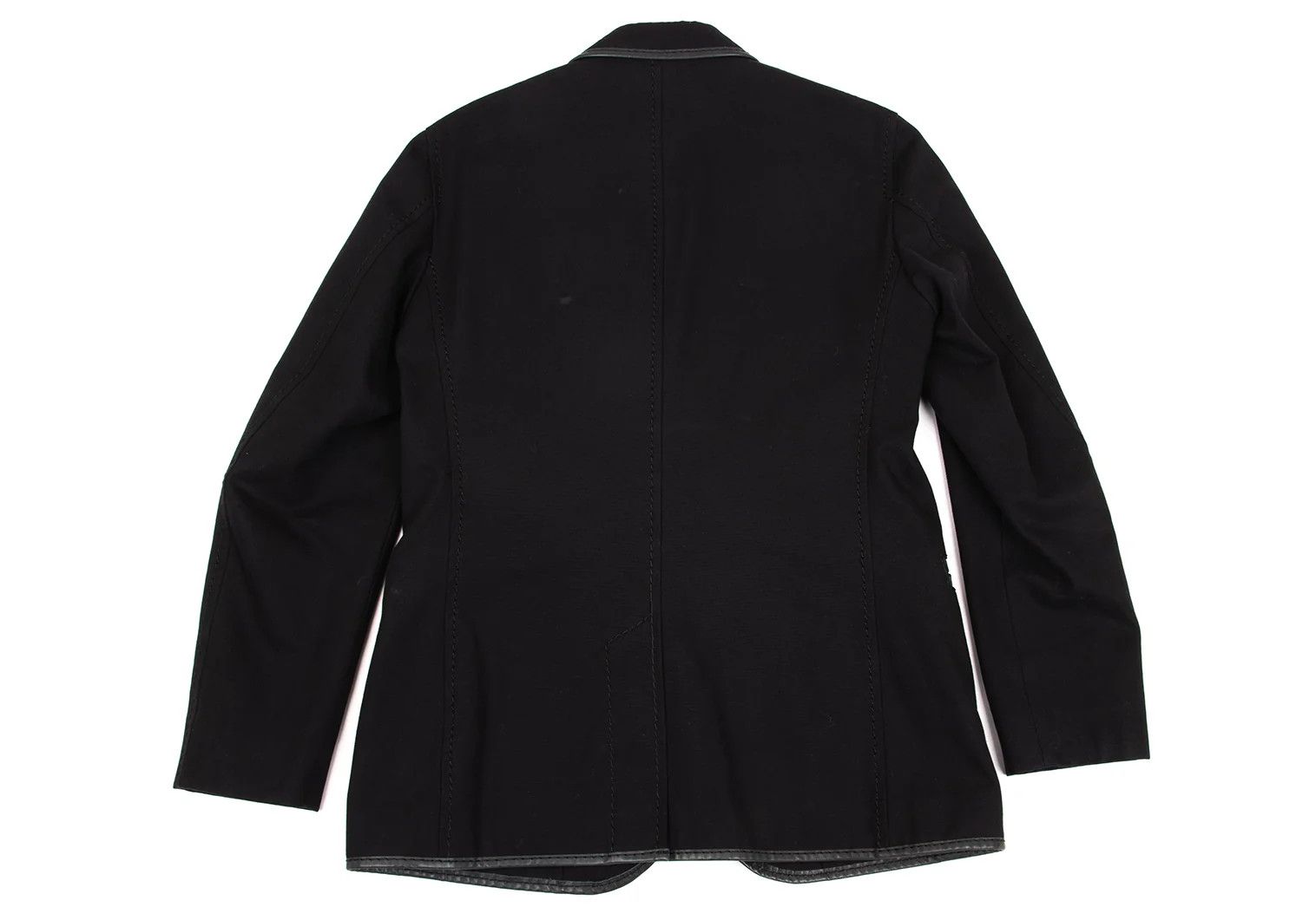 Issey Miyake Canvas Setup with Leather Piping in Black Size US M / EU 48-50 / 2 - 8 Thumbnail