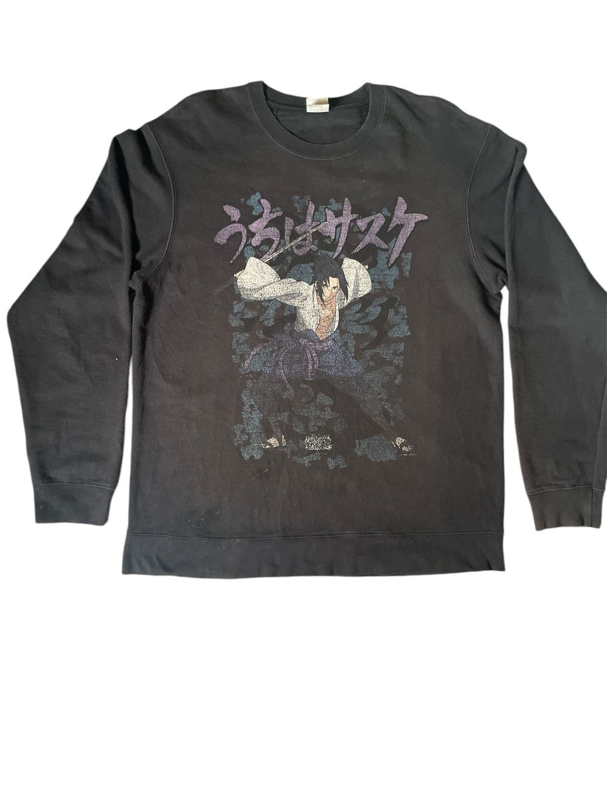 Anime Hoodie Sweatshirt Sasuke Uchiha Naruto Shippuden Size US L / EU 52-54 / 3 - 1 Thumbnail