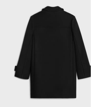Celine o1w1db10526 2M08D8 Duffle Coat in Black Size US XL / EU 56 / 4 - 2 Thumbnail