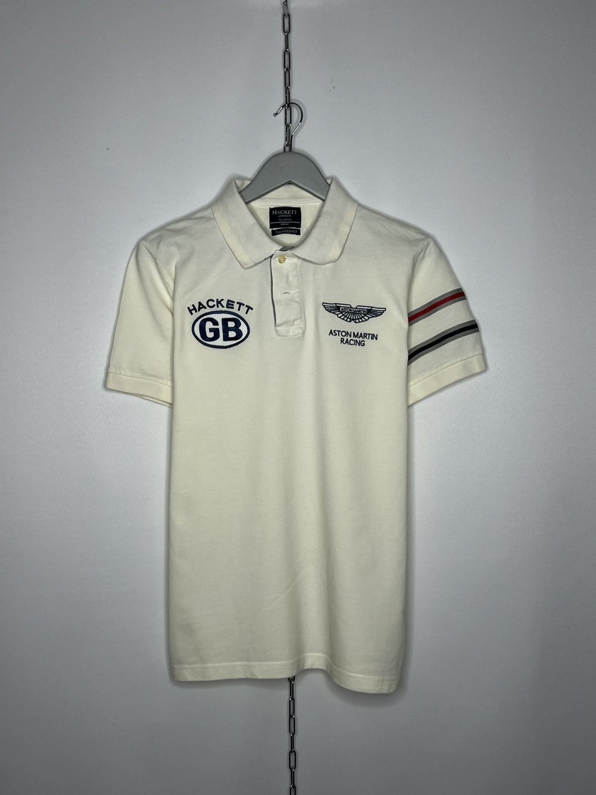 Hackett Vintage Hackett Aston Martin Racing Polo Shirt Short Sleeve Size US M / EU 48-50 / 2 - 1 Thumbnail