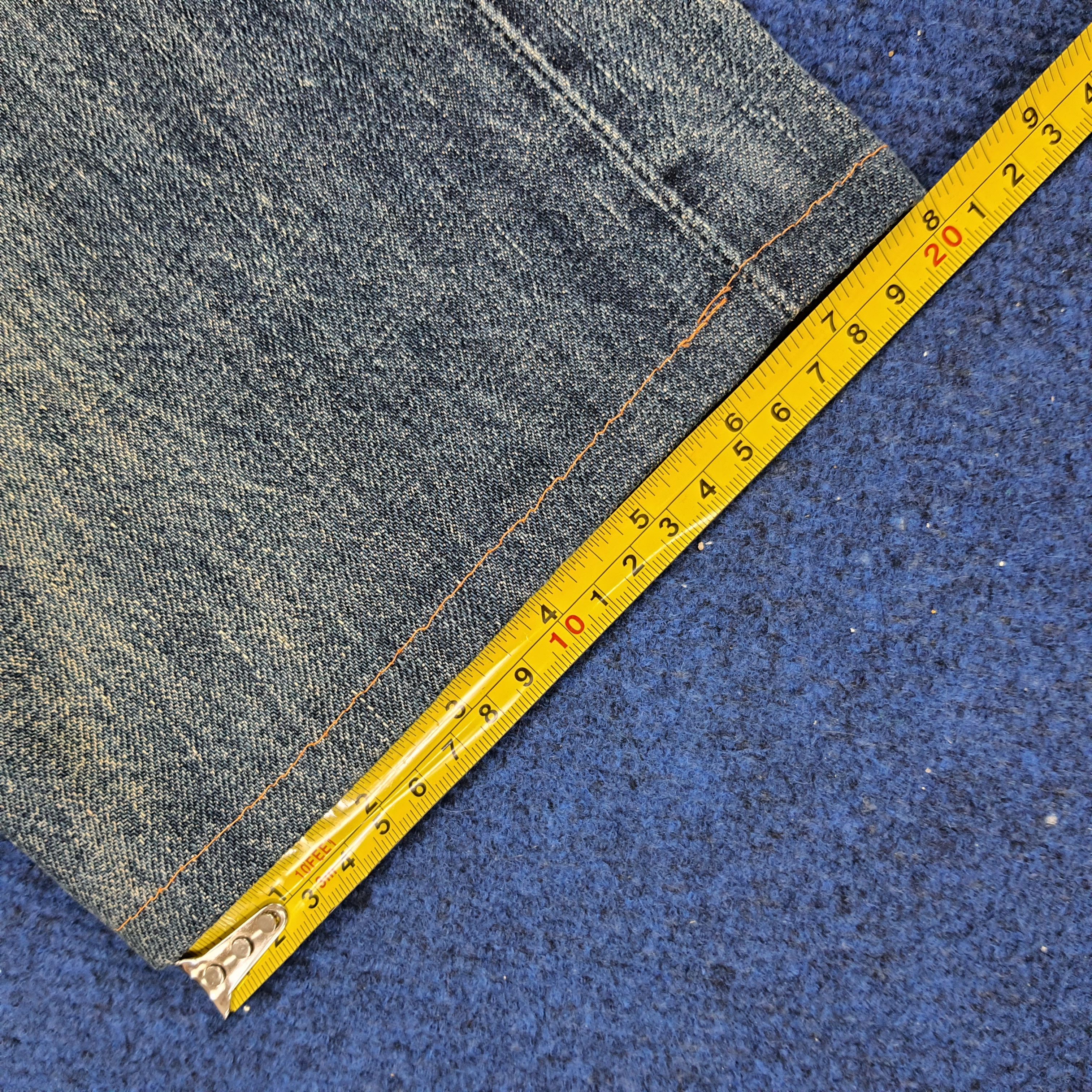 Japanese Brand × Vintage Vintage Evisu Selvedge Custom Red Daicock Jeans Size US 28 / EU 44 - 17 Thumbnail