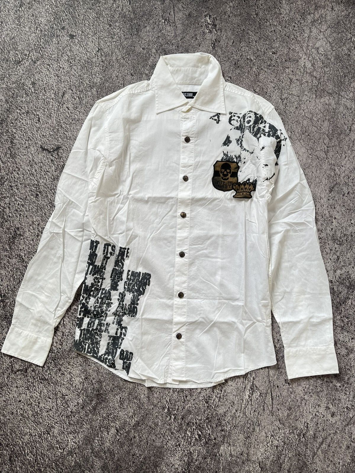 Japanese Brand Y2K batsu stuido skull ifsixwasnine Size US M / EU 48-50 / 2 - 1 Thumbnail