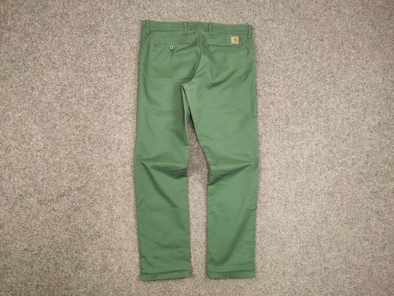 Carhartt Vintage Carhartt Logo Sid Light Green Chino Trouser Pants Size US 36 / EU 52 - 6 Thumbnail