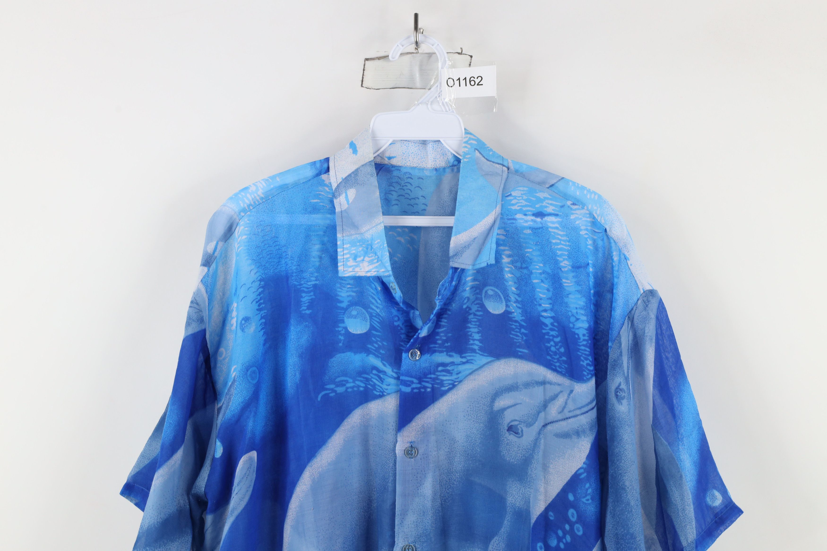 Vintage Vintage 90s Streetwear All Over Print Collared Button Shirt Size US XL / EU 56 / 4 - 2 Thumbnail