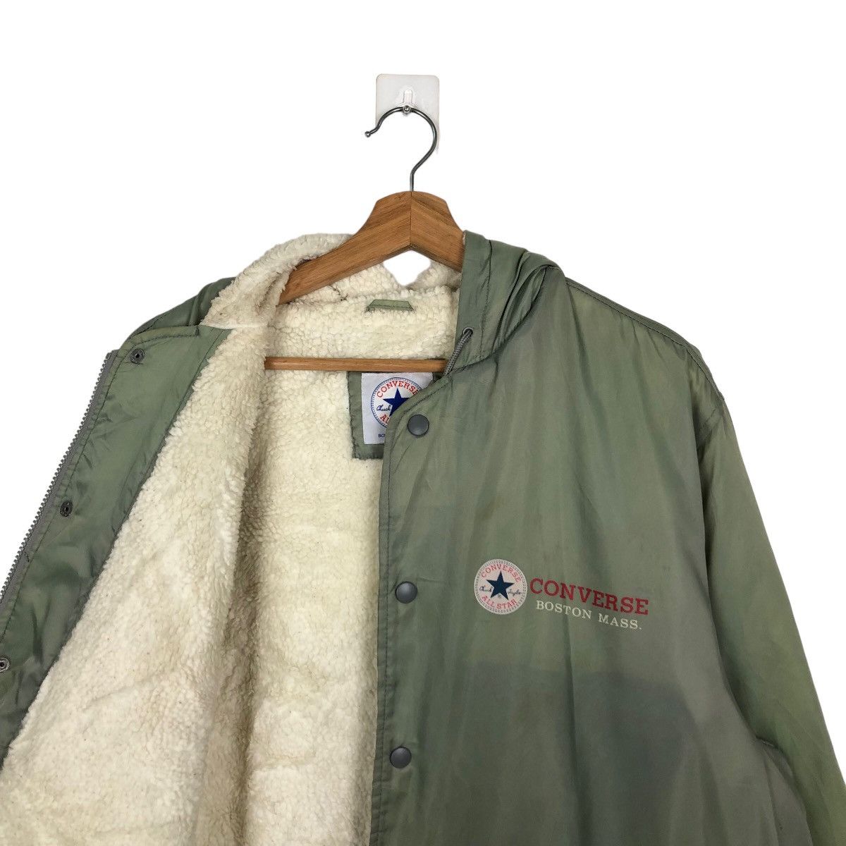 Japanese Brand 90’s VINTAGE OBERSIZED JACKET CONVERSE BOSTON MASS ALL STAR Size US M / EU 48-50 / 2 - 10 Thumbnail