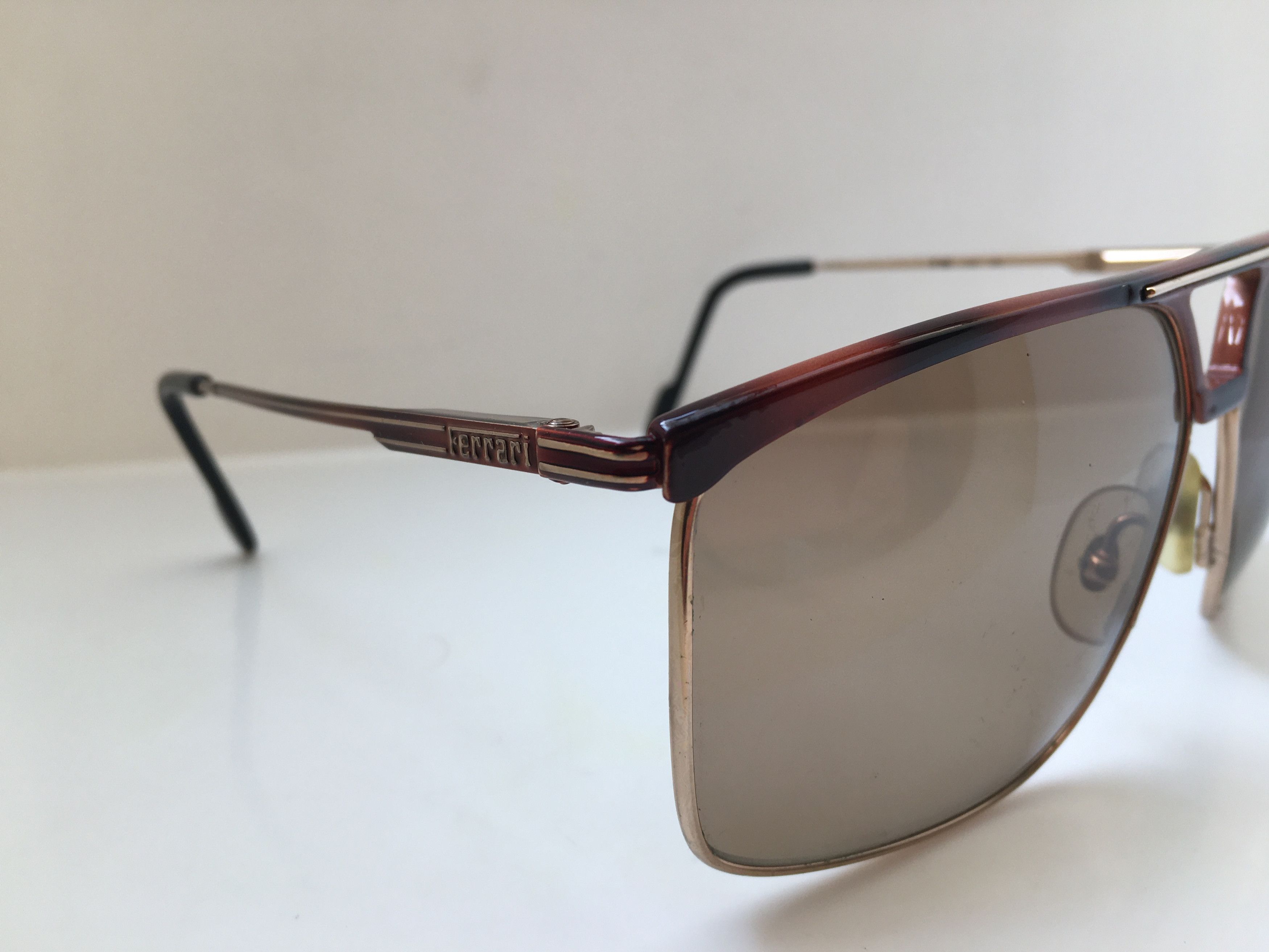 Ferrari Vintage Ferrari F35 Alutanium Sunglasses Frame Italy Size ONE SIZE - 1 Thumbnail