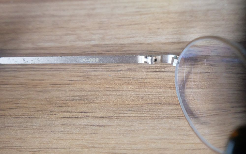 Japanese Brand Harajuku Glasses Matte Gold Size ONE SIZE - 5 Thumbnail