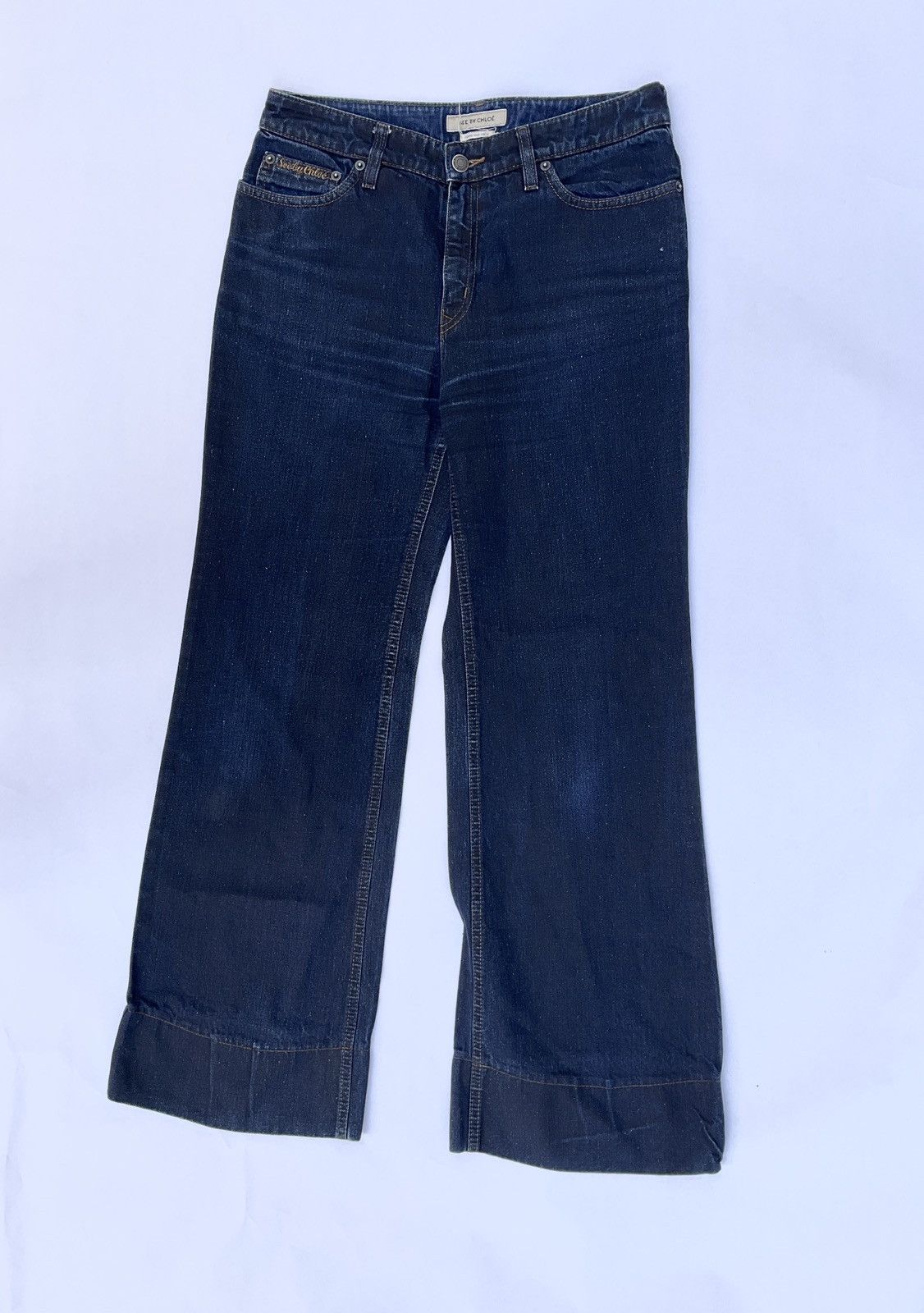 See by Chloe Navy blue Seedy Chloe jeans Size 30" / US 8 / IT 44 - 1 Thumbnail