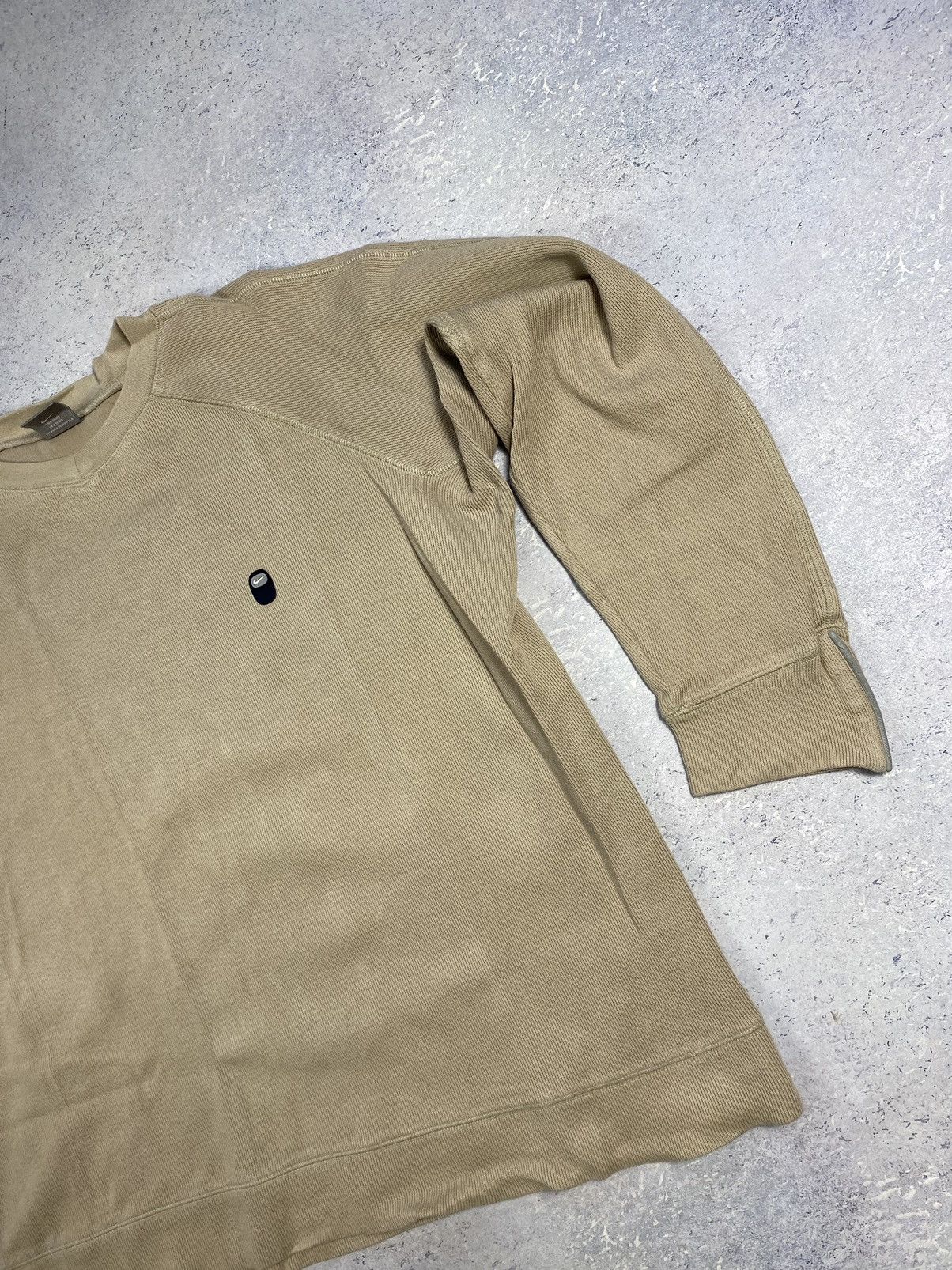 Nike × Vintage Vintage Nike Drill Sweatshirt With Mini Logo Size Large Size US L / EU 52-54 / 3 - 5 Thumbnail