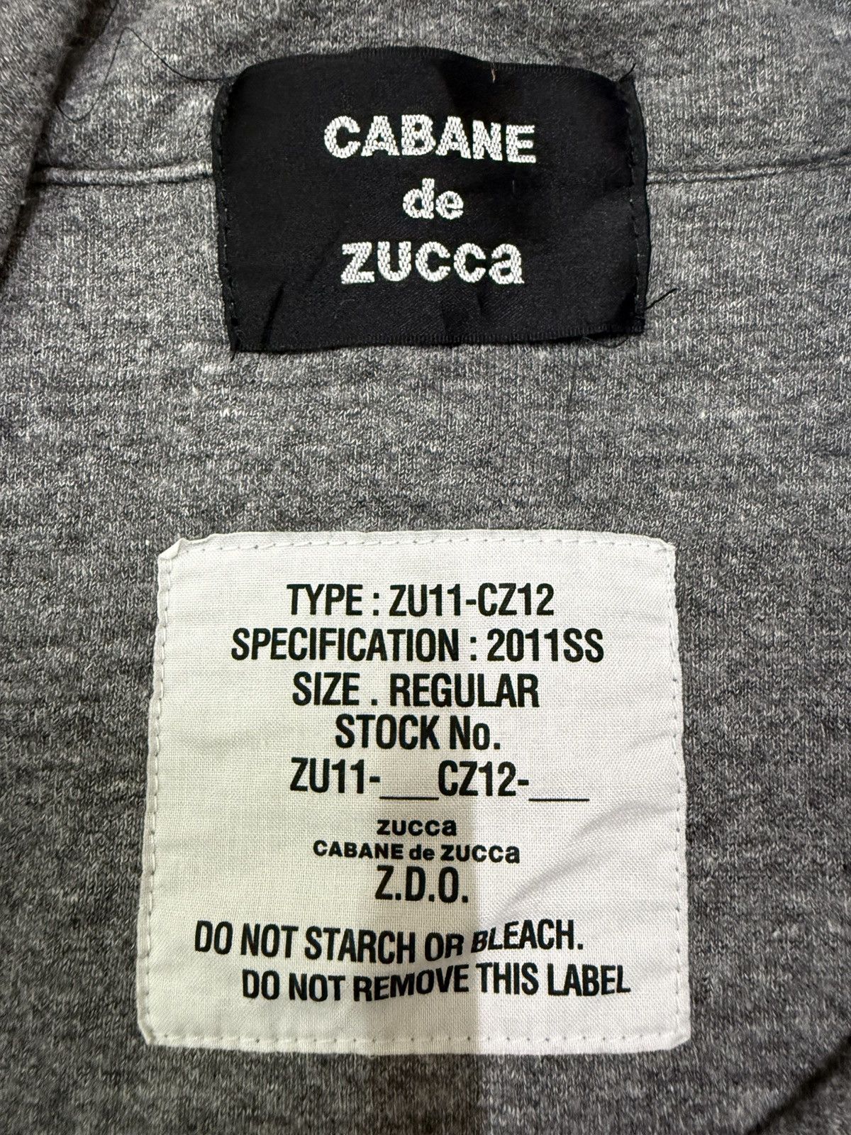 CABANE de ZUCCa Cabane de Zucca grey asymmetrical xipper jacket sweater Size US S / EU 44-46 / 1 - 8 Thumbnail