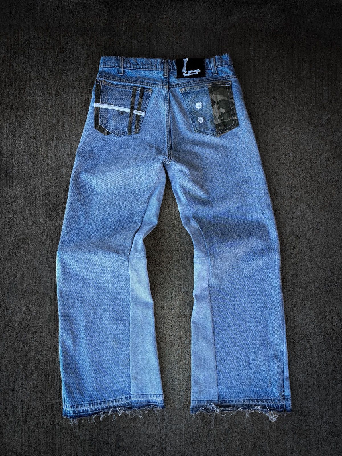 Other Lemahnt 'goflxsmo' Flared Denim Size US 33 - 2 Thumbnail