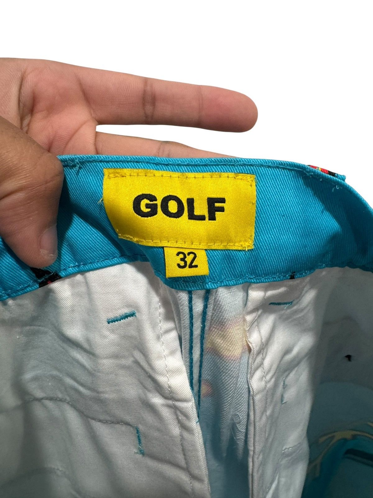 Golf Wang Golf Wang Flame Chino Pants Blue Size US 32 / EU 48 - 6 Thumbnail