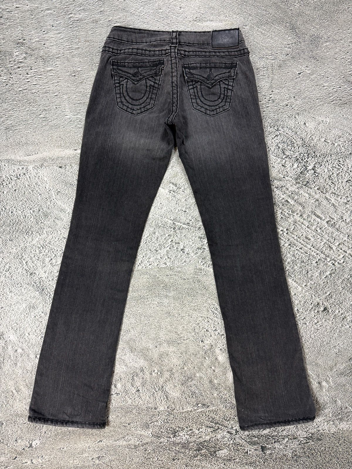 True Religion True Religion bootcut jeans black thick stitching Y2K Billy Size 26" / US 2 / IT 38 - 1 Thumbnail