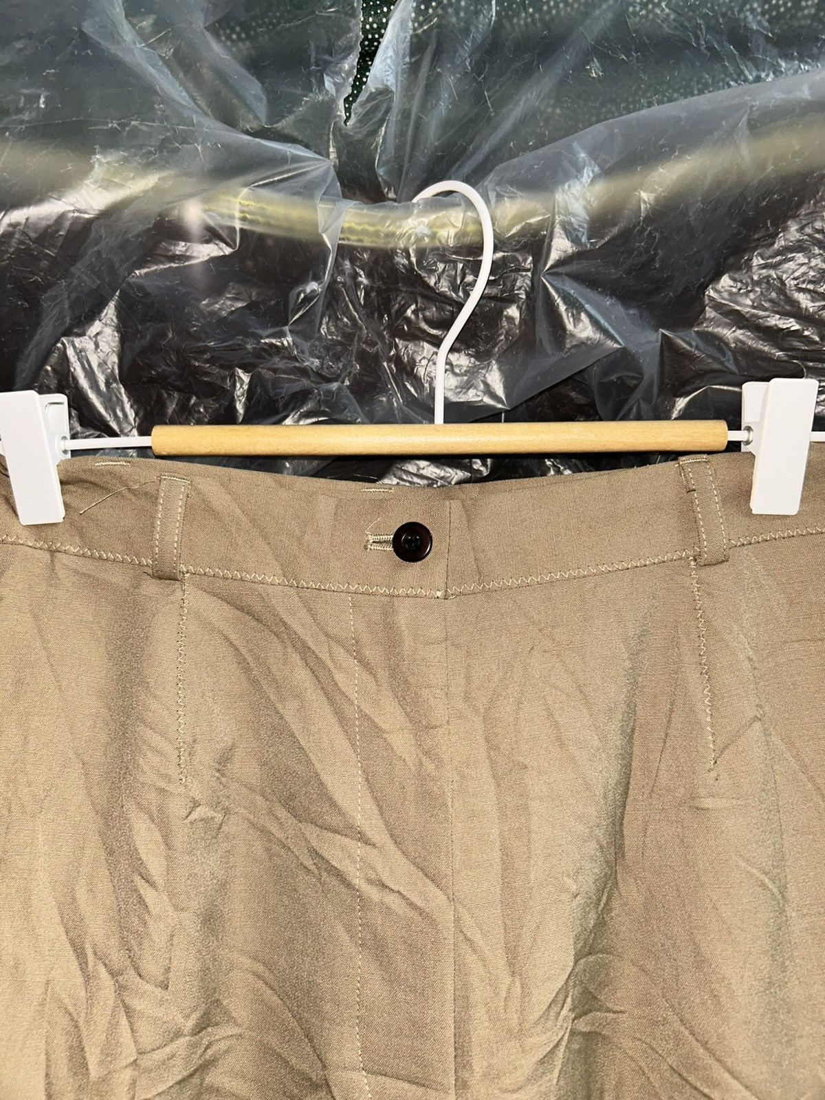 Jean Paul Gaultier Femme Monkey Bondage Multipocket Punk Wool Pants Size 26" / US 2 / IT 38 - 12 Thumbnail