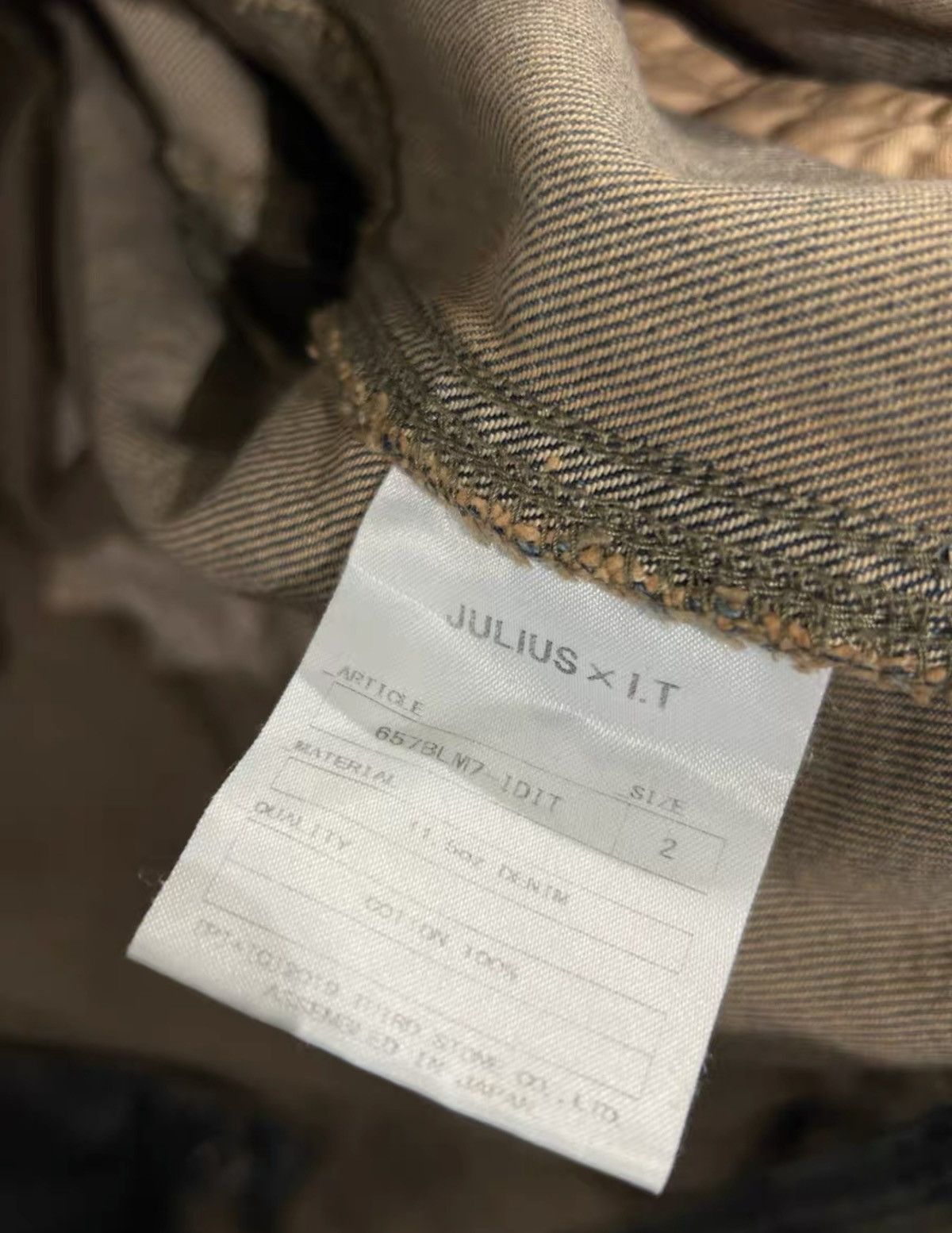 Julius Julius Oversized Water-Stain Distressed Jacket Size US M / EU 48-50 / 2 - 7 Thumbnail