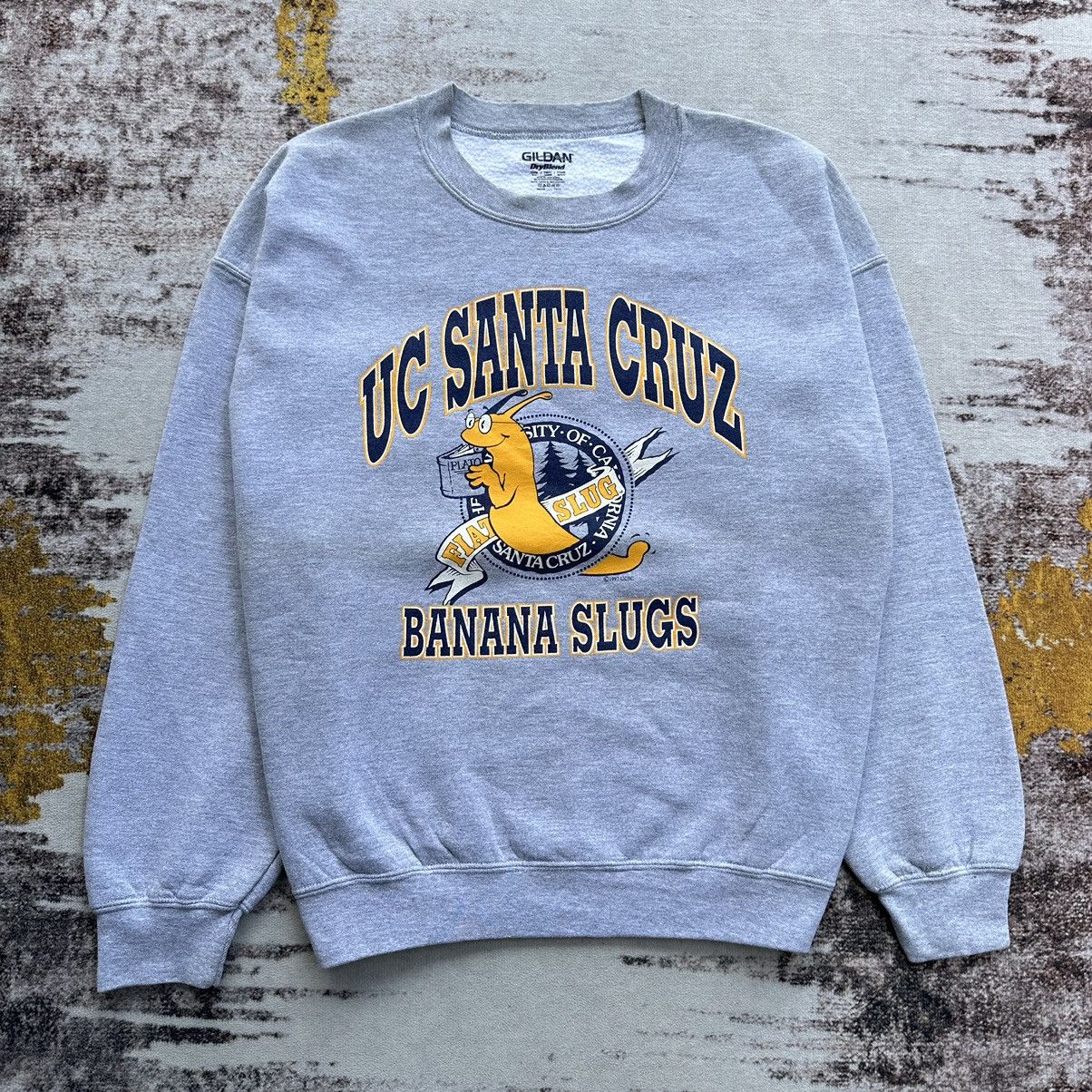 Vintage Jansport UC Santa Cruz pulp fiction banana slug sweater deals