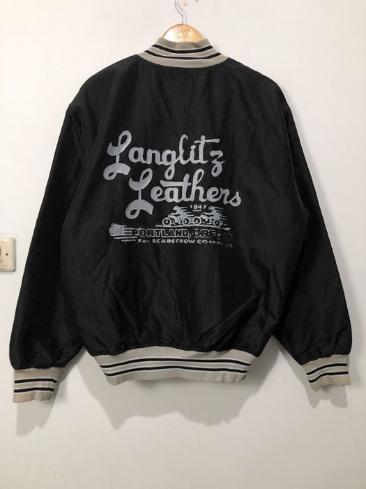 Vintage Langlitz Leathers x Scare Crow Jacket | Grailed